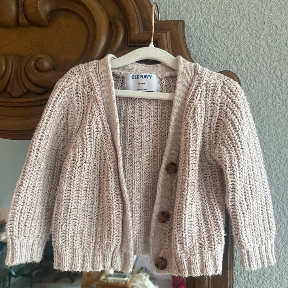Old Navy Cream Knit Sweater